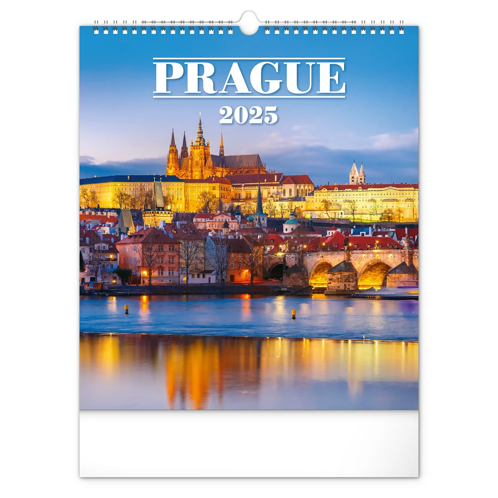Falinaptár képes  300x340mm Prague Realsystem 2026.