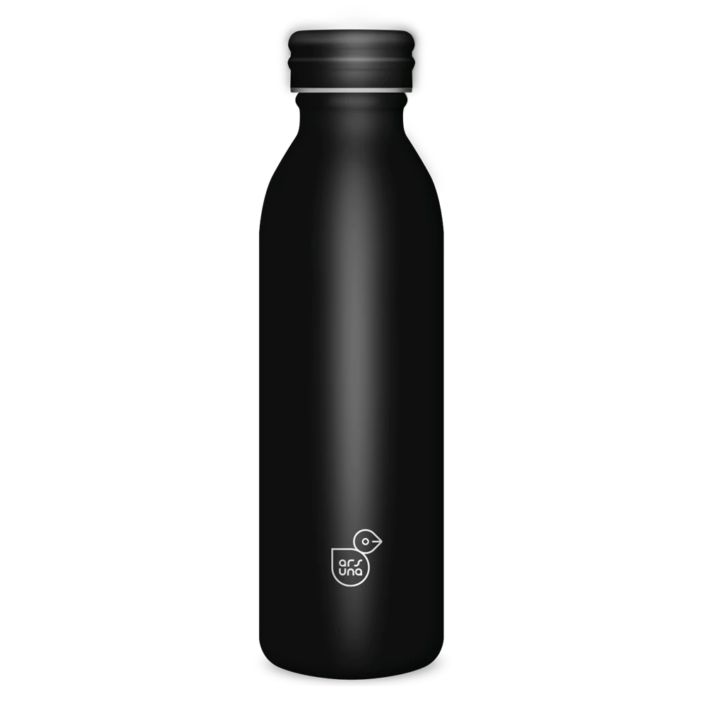 Fémkulacs duplafalú 600ml Ars Una Noir