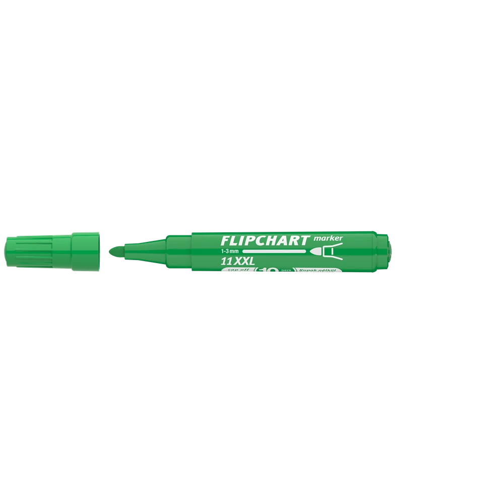 Flipchart marker vízbázisú 3mm, kerek Artip 11XXL zöld