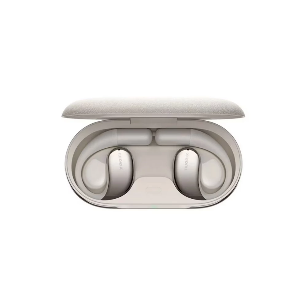 Fülhallgató bluetooth XIAOMI OPENWEAR SZTEREO (v5.3, TWS, fülre akasztható, mikrofon + töltőtok) bézs