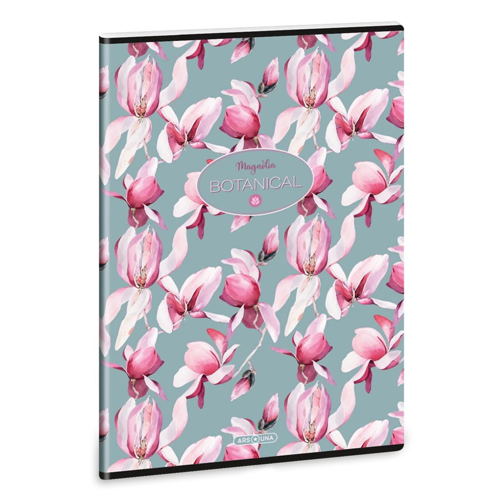 Füzet iskolai A4, 40lap, sima Ars Una ROSY MAGNOLIA (5252) 23 10db/csomag