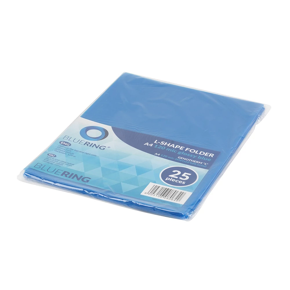 Genotherm `L` A4, 120 micron kék 25 db/csomag, Bluering®,