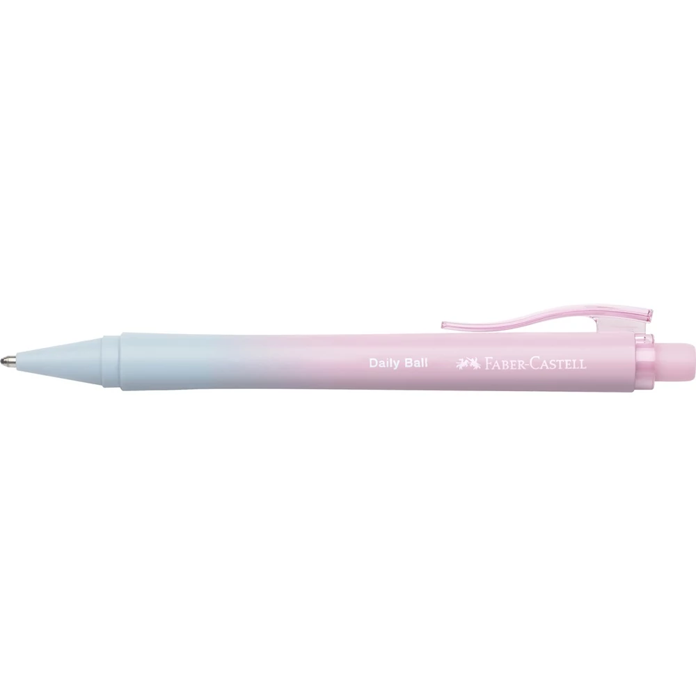 Golyóstoll DAILY BALL XB Faber-Castell színátmenetes égkék-rózsa test