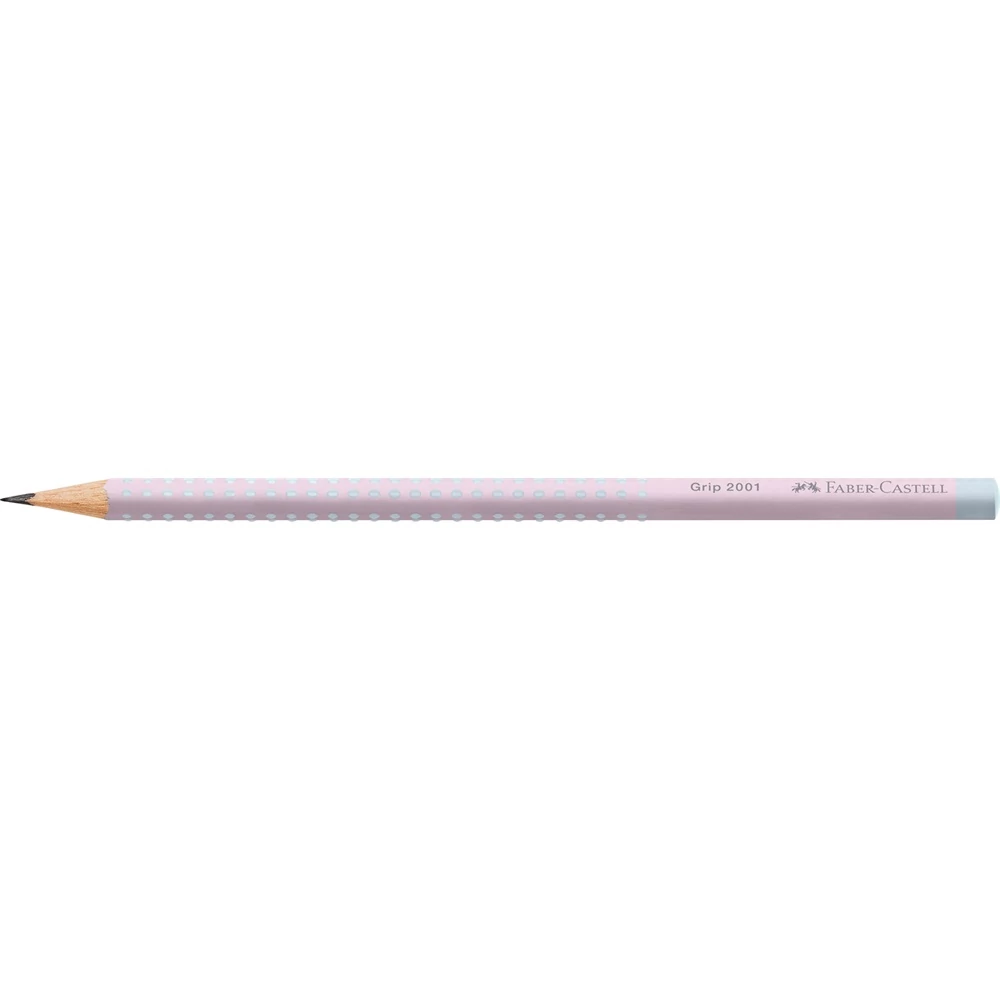 Grafitceruza B, háromszögletű GRIP 2001 Faber-Castell rózsa-égkék test