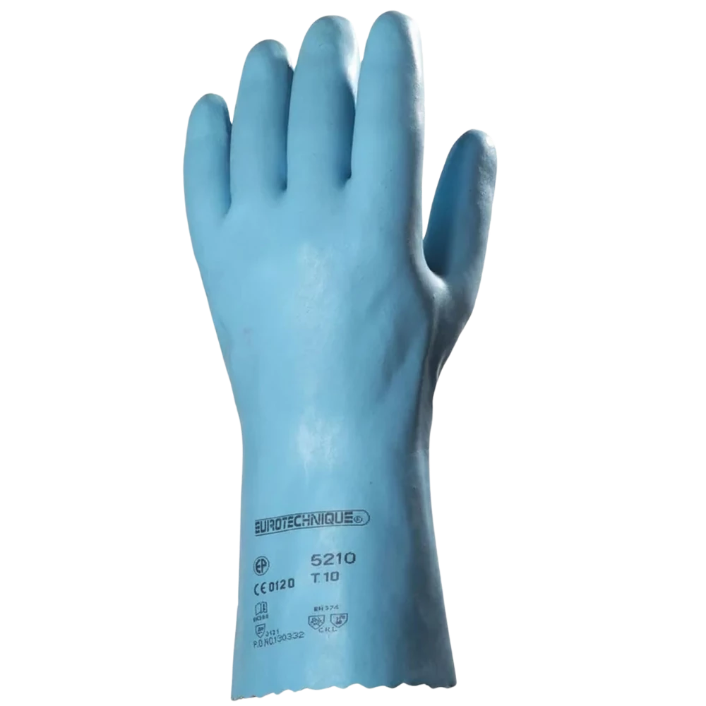 Gumikesztyű vegyszerálló latex méret: 7-es hossz 30 cm EP_520610 kék