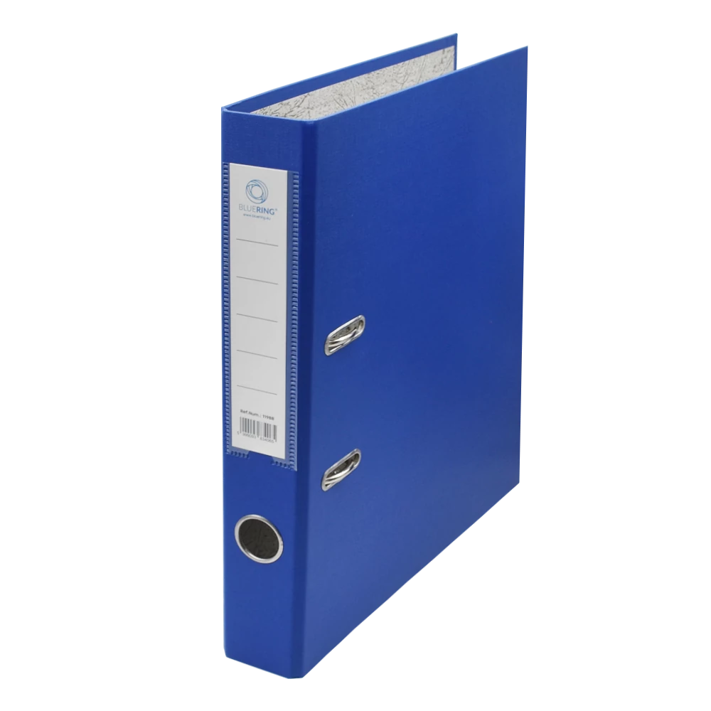 Iratrendező A4, 5cm, két oldalt PP borítás,lapraszerelt, Bluering® Premium kék