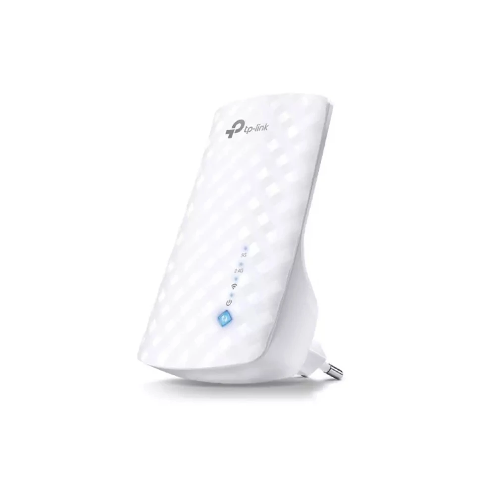 Jelerősítő TP-LINK RANGE EXTENDER fali WiFi (5GHz/433Mbps, 2.4GHz/300Mbps, 3 beépített antenna) fehér