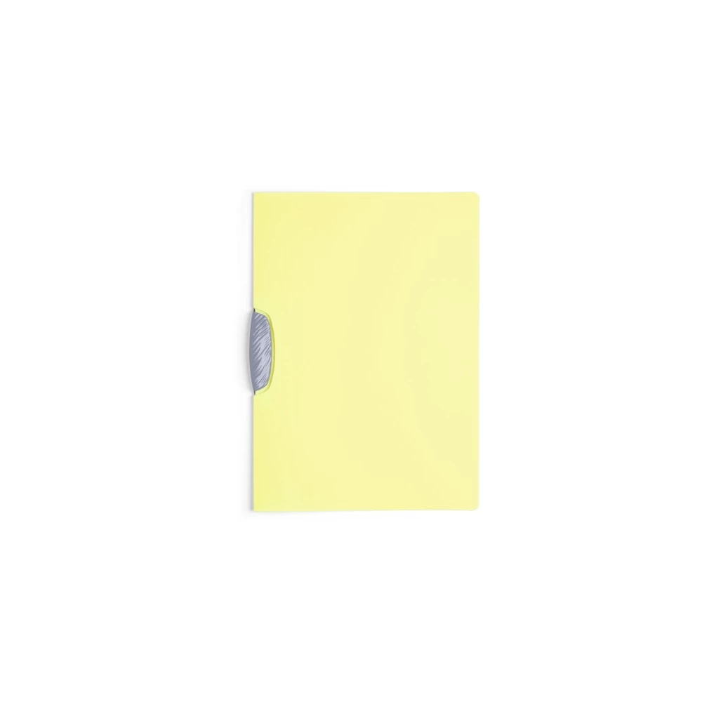 Klip mappa 30lap Durable Swingclip® Color, sárga
