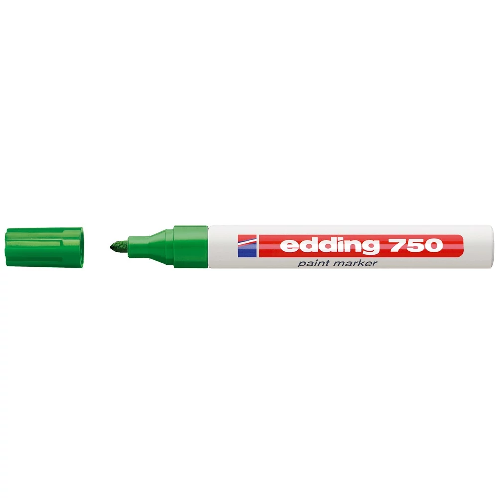 Lakkmarker 2-4mm, kerek Edding 750 zöld