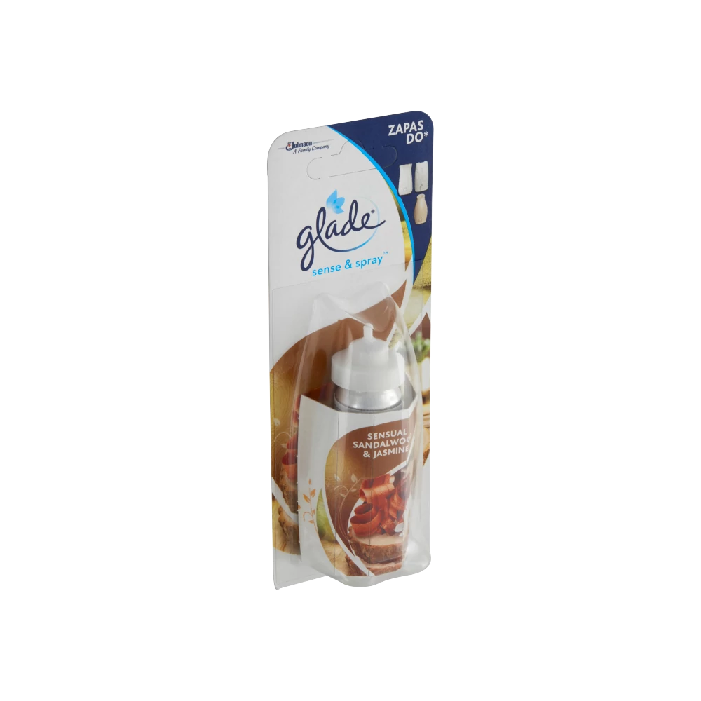 Légfrissítő utántöltő 18 ml Glade® Sense&Spray™ Sensual szantálfa és jázmin