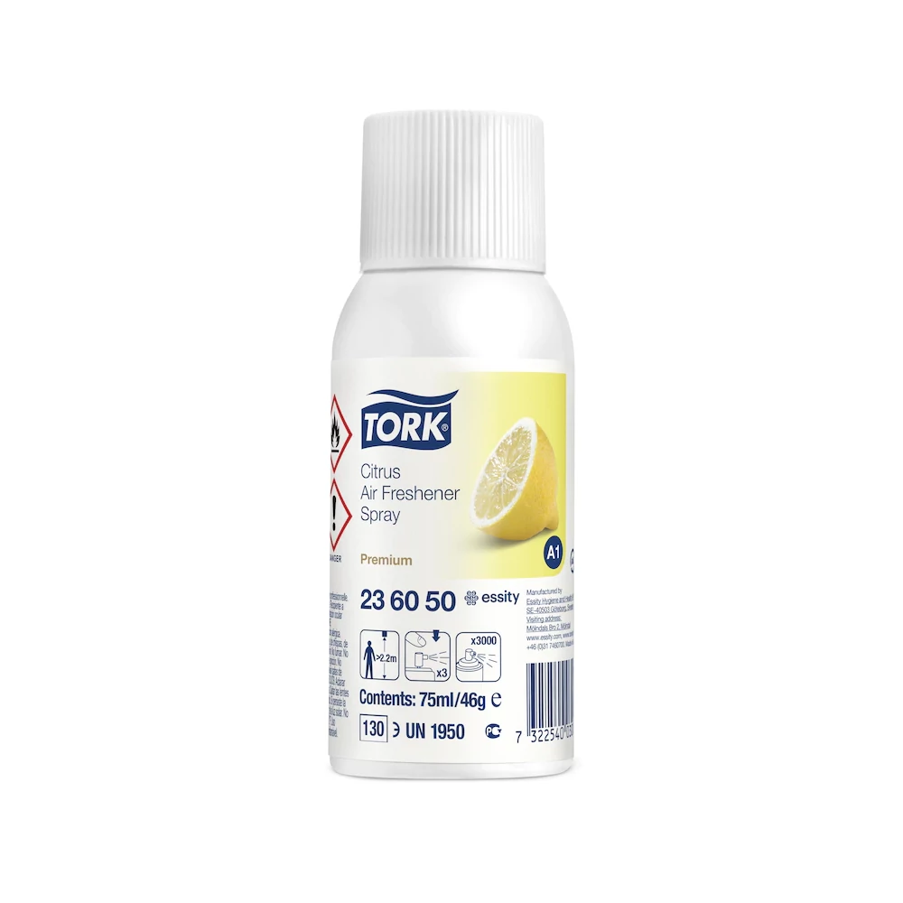 Légfrissítő spray utántöltő 75 ml Premium A1 Tork_236050 citrus