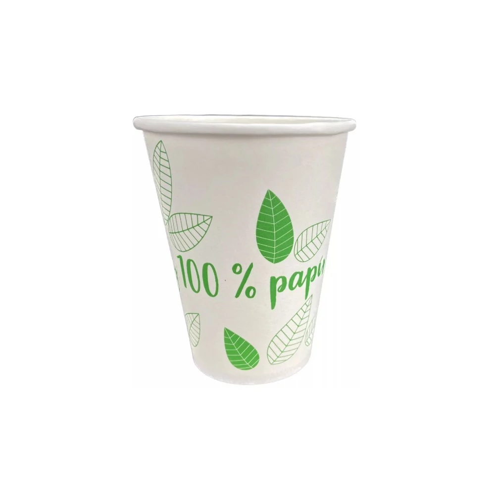 Pohár 2 dl papír 80 mm műanyagmentes 50 db /csomag nyomott
