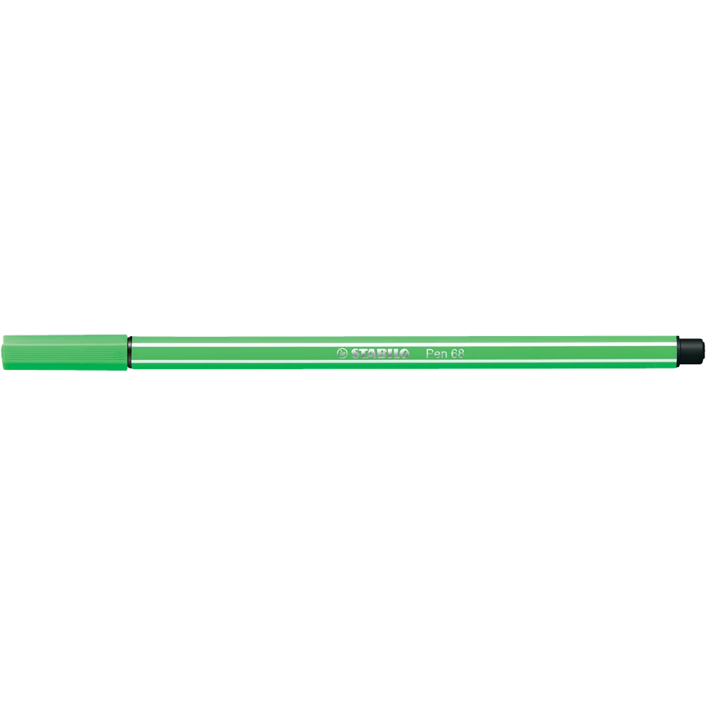 Rostirón, filctoll 1mm, M STABILO Pen 68 levél zöld