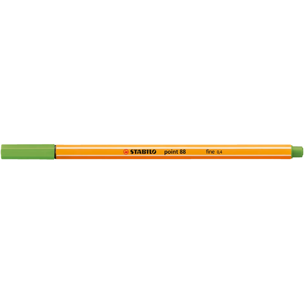Rostirón, tűfilc 0,4mm, STABILO Point 88 almazöld