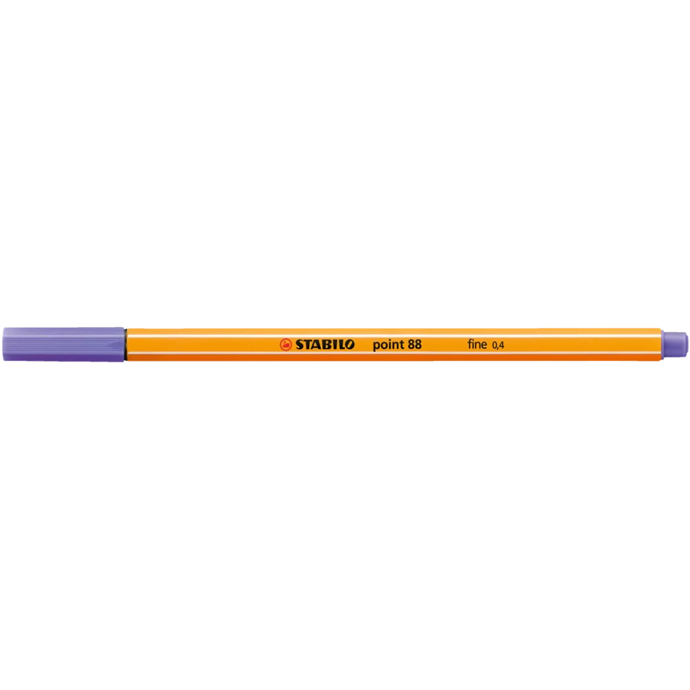 Rostirón, tűfilc 0,4mm, STABILO Point 88 halvány lila