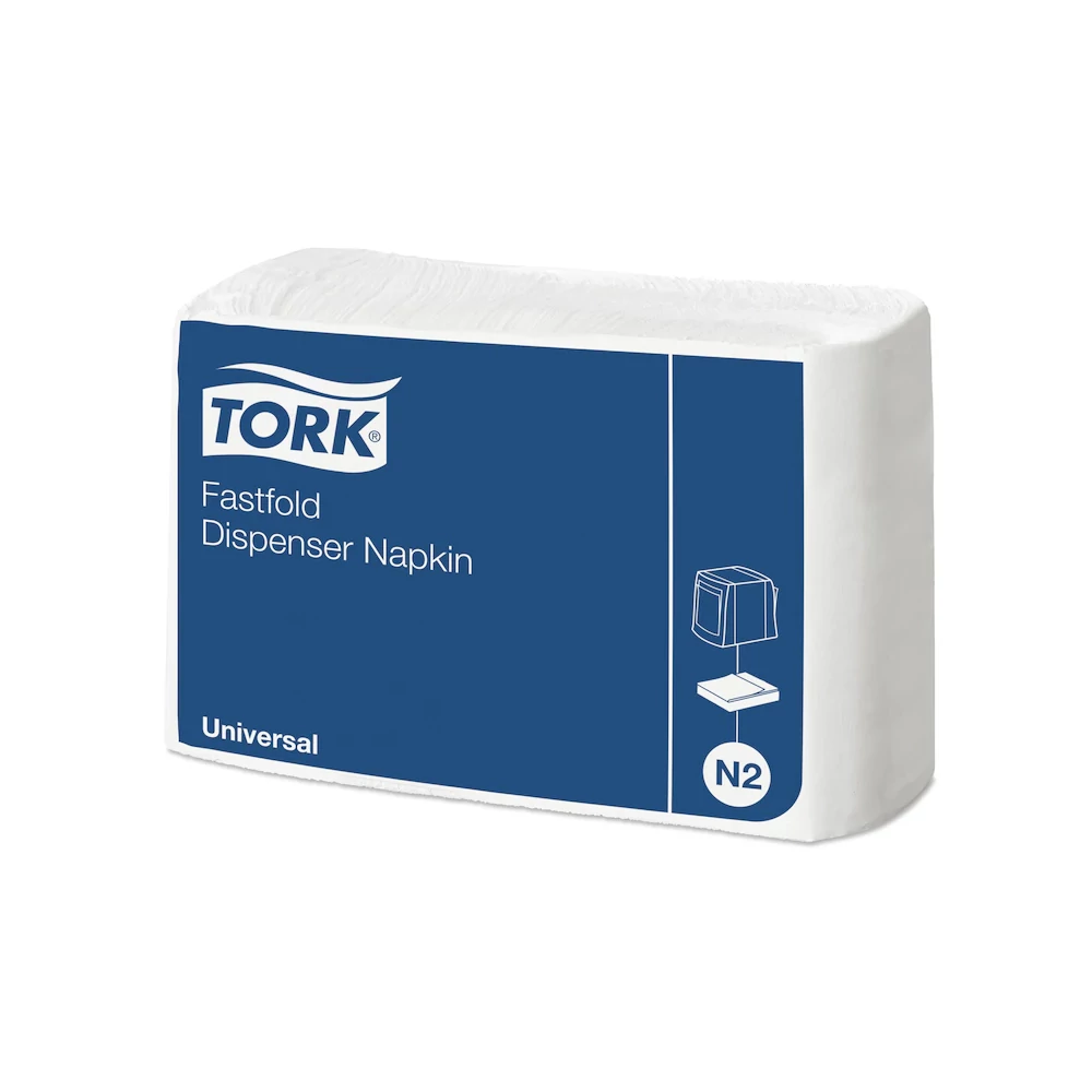 Szalvéta adagolóba 300 szál/csomag 36 csomag/karton N2 Counterfold Tork_10933 fehér