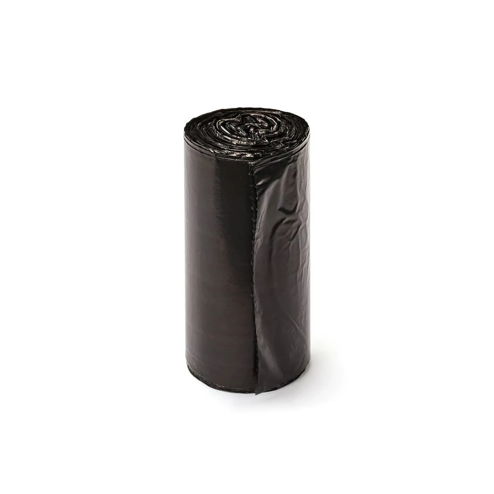 Szemeteszsák 30 liter 55 x 55 cm 15 mikron 10 db/tekercs fekete