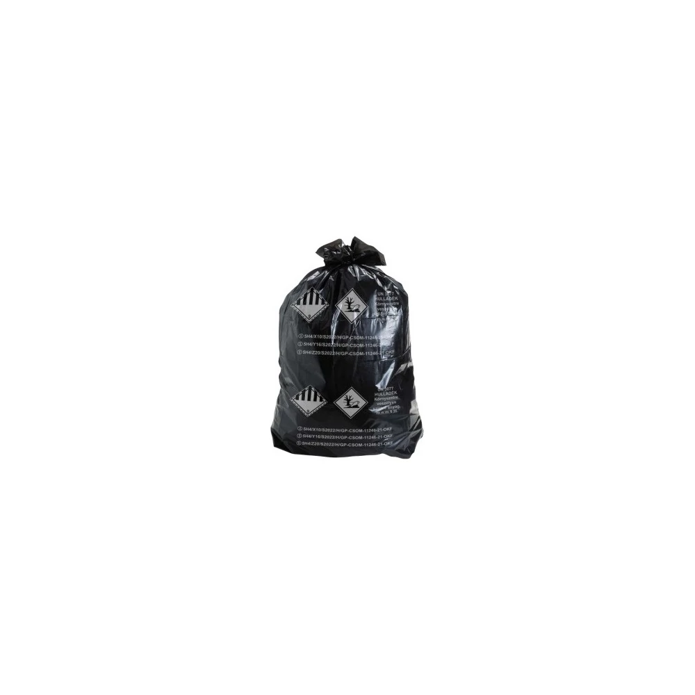 Szemeteszsák ADR 220 liter 95 x 125 cm 60 mikron LINPE/LPE fekete