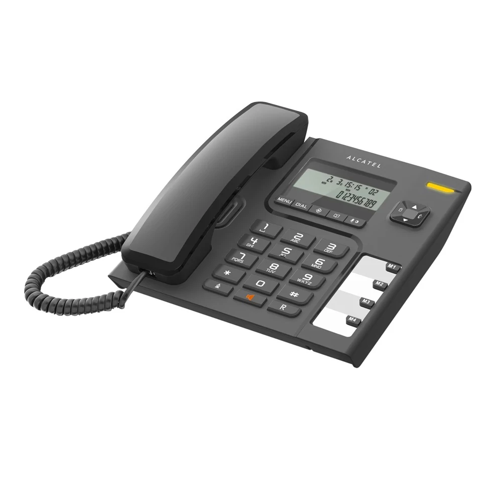 Telefonkészülék ALCATEL T56 (vezetékes, kijelző) fekete