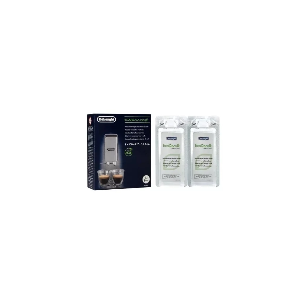 Vízkőoldó folyadék 2 x 100 ml Delonghi automata és presszó kávégépekhez DeLonghi Eco Decalk mini