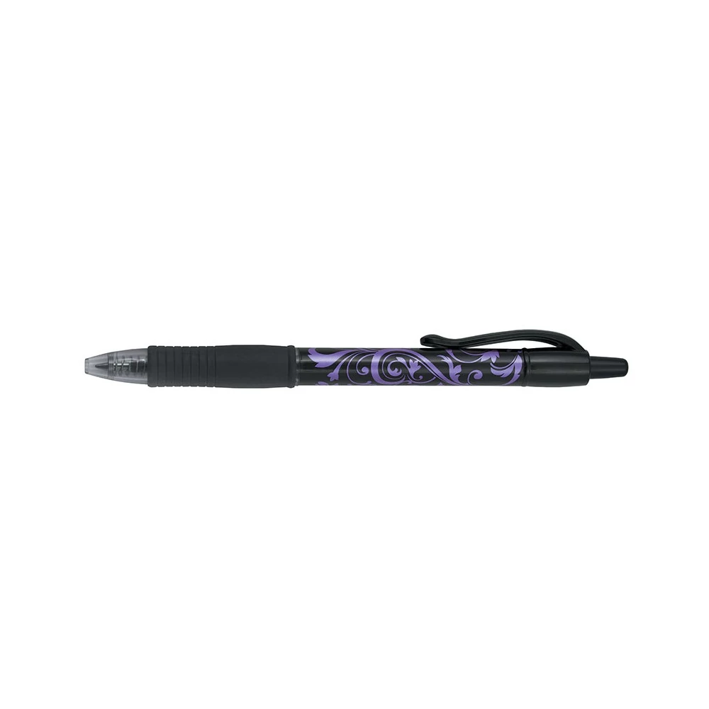 Zseléstoll 0,7mm, nyomógombos Pilot G-2 Victoria medium tip, írásszín lila